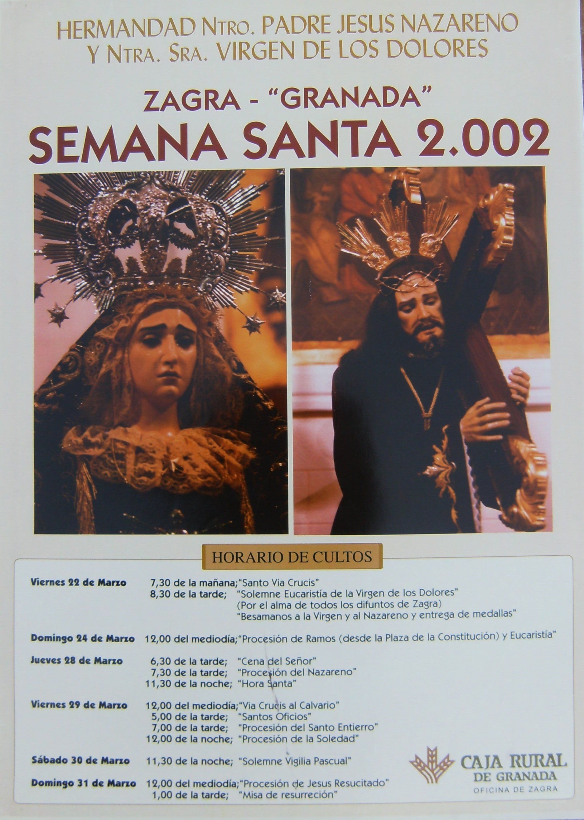 Semana Santa en Zagra 2002 Zagra